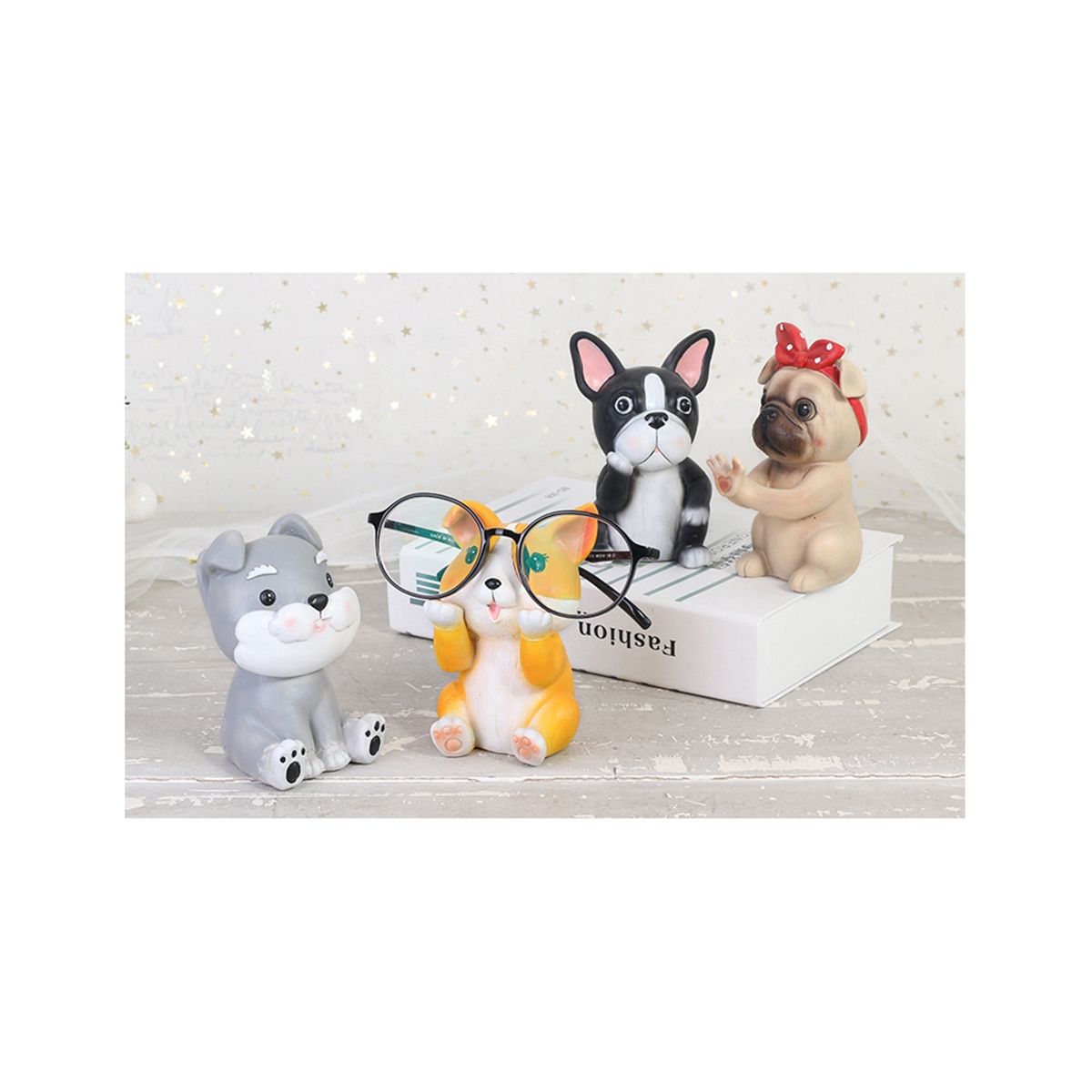 Puppy Dog Glasses Holder Stand Eyeglass Retainers Sunglasses