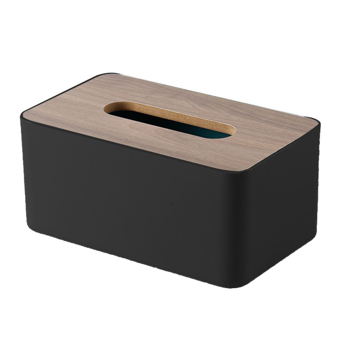 Tissue Container All Match Simple Tissue Case Black