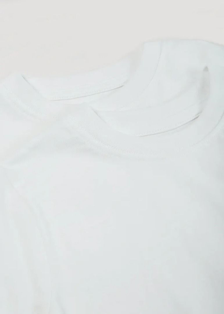 Kids 2 Pack White School T-Shirts