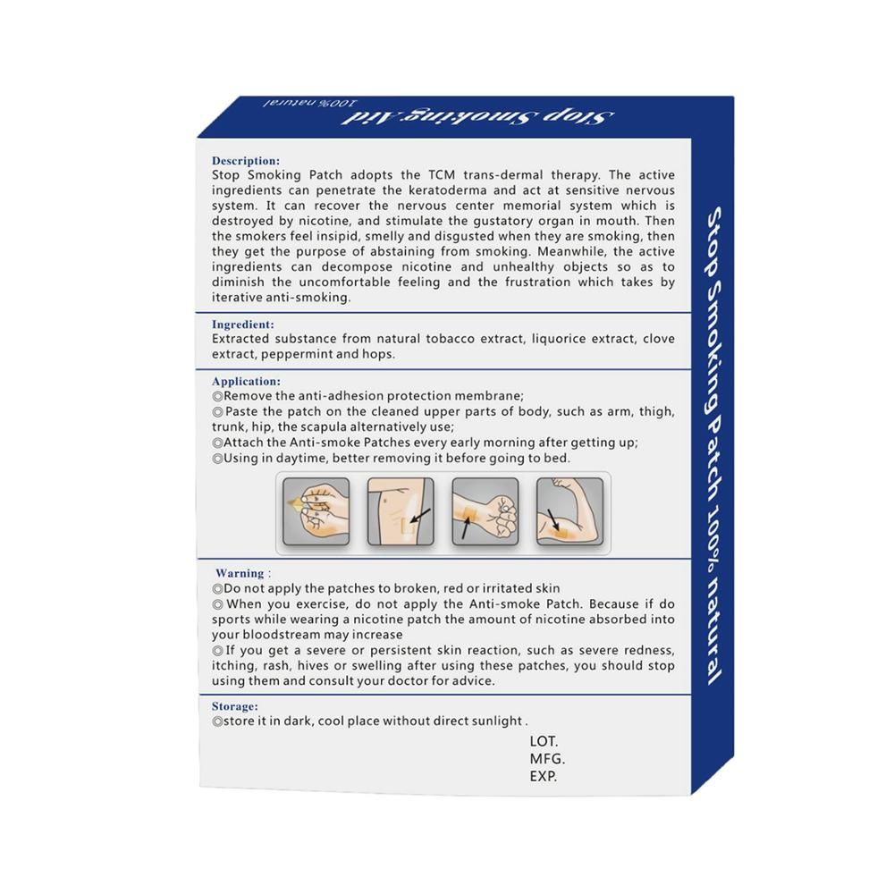Chinese Quit Anti Patches Herbal 5boxes=150pcs Sticker Smoking Newest Products Smoking