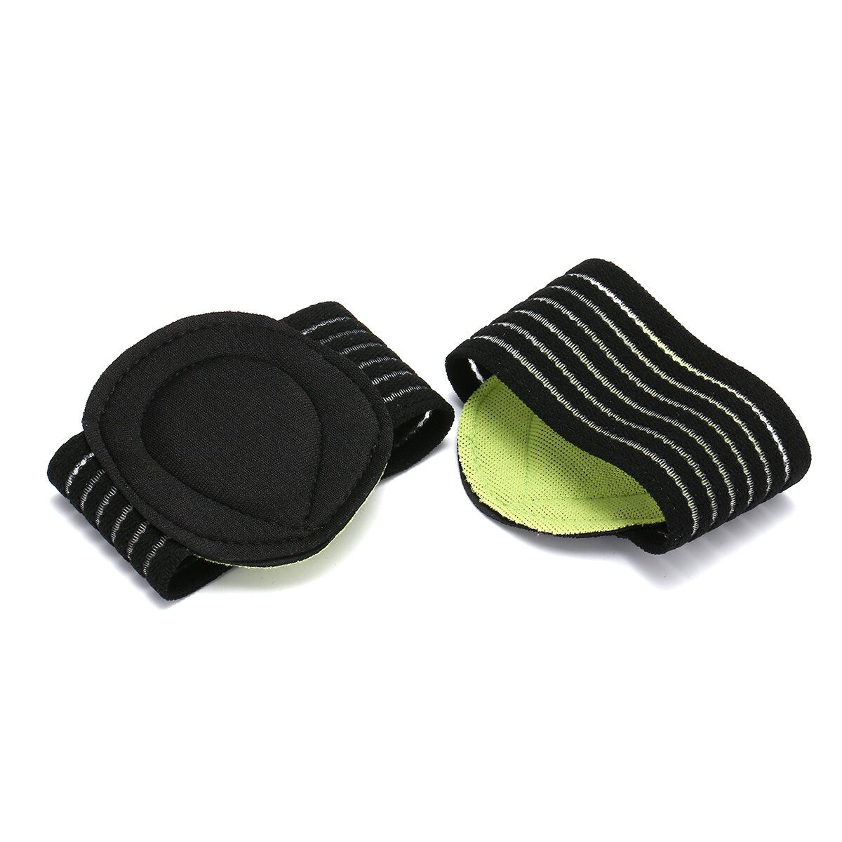 2 Pairs Compression Fasciitis Cushioned Support Sleeves