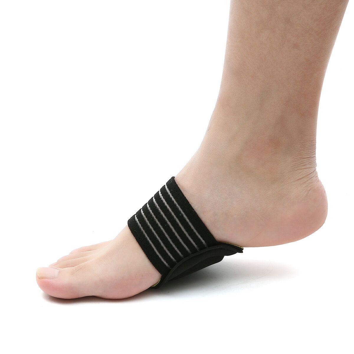 2 Pairs Compression Fasciitis Cushioned Support Sleeves