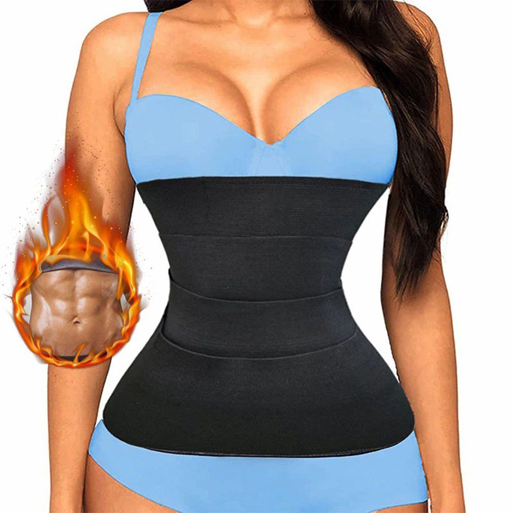 2m Waist Trainer Body Shaper Male Abdomen Reducer Bandage Wrap Slimming Belt Tummy-2M