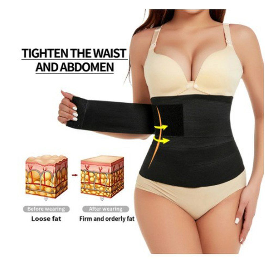 2m Waist Trainer Body Shaper Male Abdomen Reducer Bandage Wrap Slimming Belt Tummy-2M
