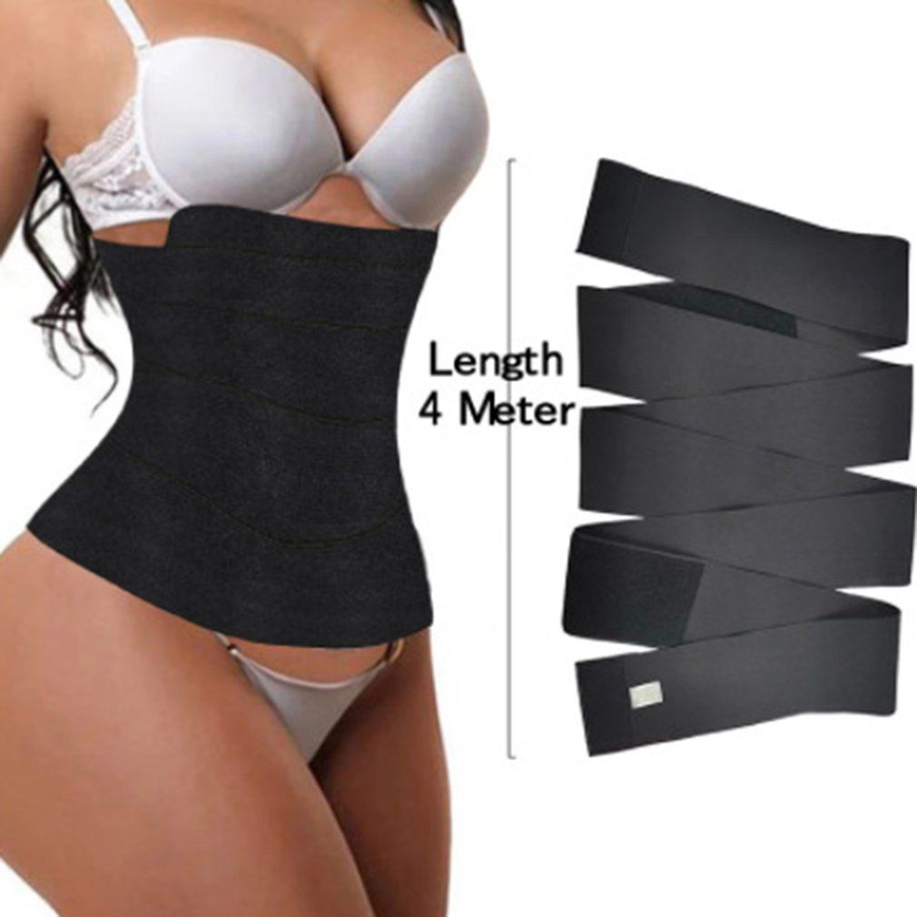 2m Waist Trainer Body Shaper Male Abdomen Reducer Bandage Wrap Slimming Belt Tummy-2M