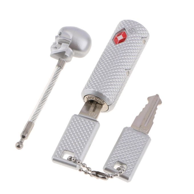 2X TSA Approved Luggage Locks With Key For Travel -Lock W/ Keys 2 Pack