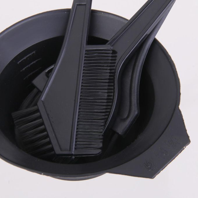 Hair Color Bowl With Comb And Brushes - Dye Cup