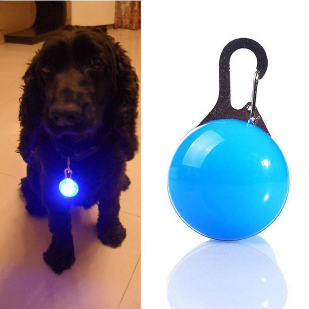 Pet Supplies LED Collar Light Cat Night Clip Decor Bulb
