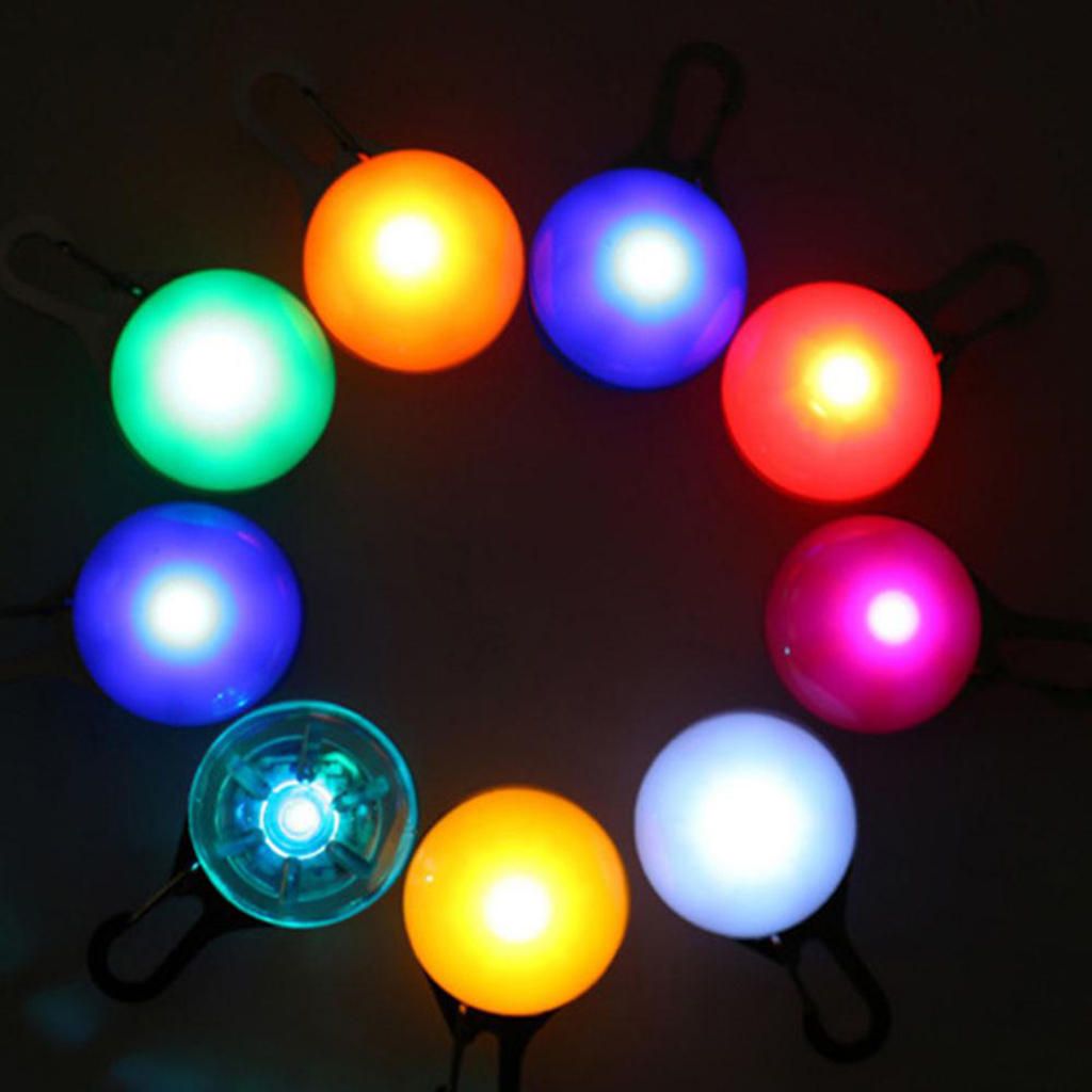 Pet Supplies LED Collar Light Cat Night Clip Decor Bulb