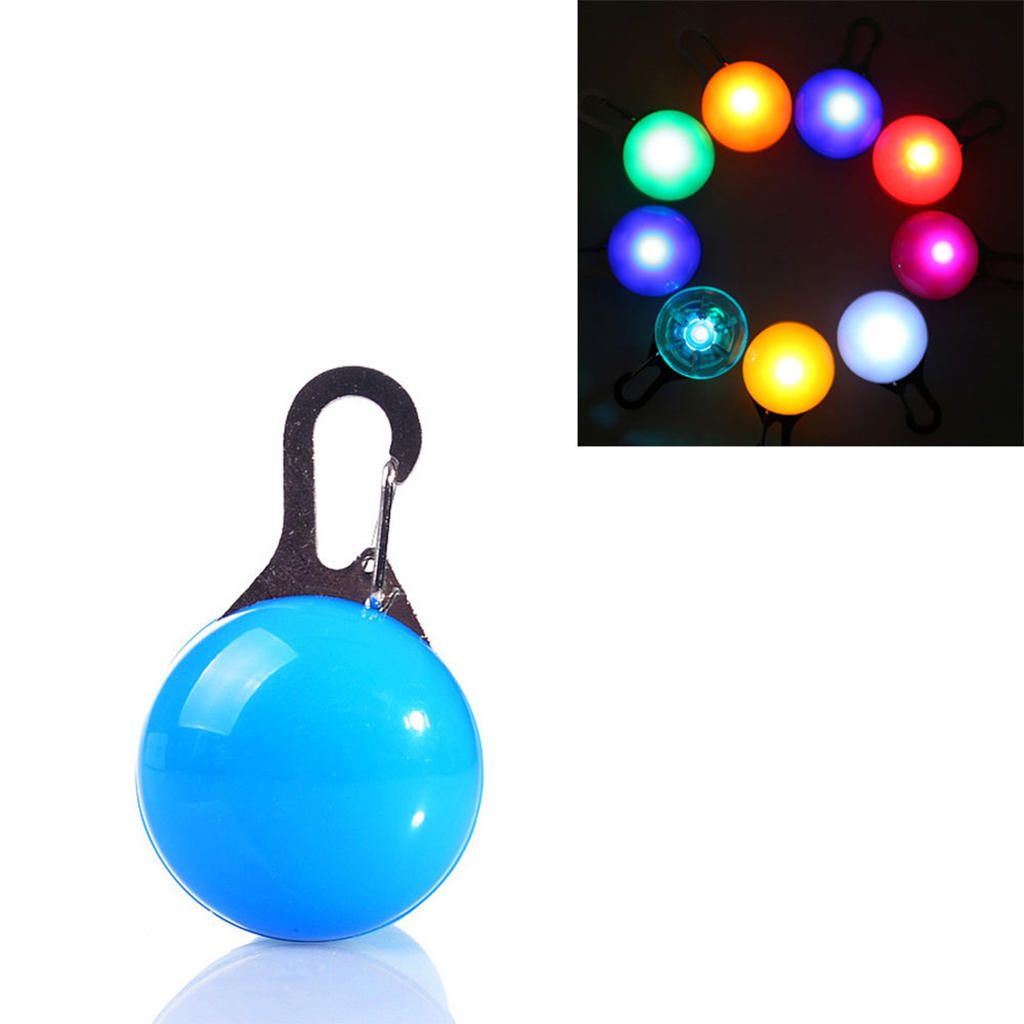 Pet Supplies LED Collar Light Cat Night Clip Decor Bulb