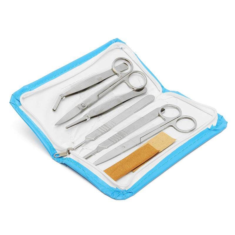 7Pcs Lab Anatomy Sample Biology Teaching Dissection Tool Kit