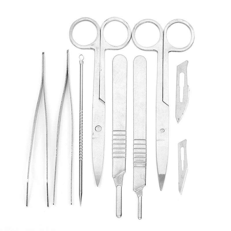 7Pcs Lab Anatomy Sample Biology Teaching Dissection Tool Kit