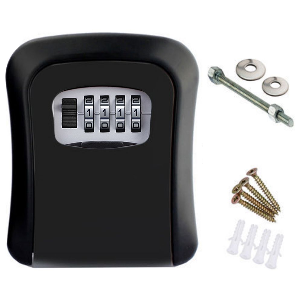Key Storage Lock Box Wall Mounted With Dustproof Cover