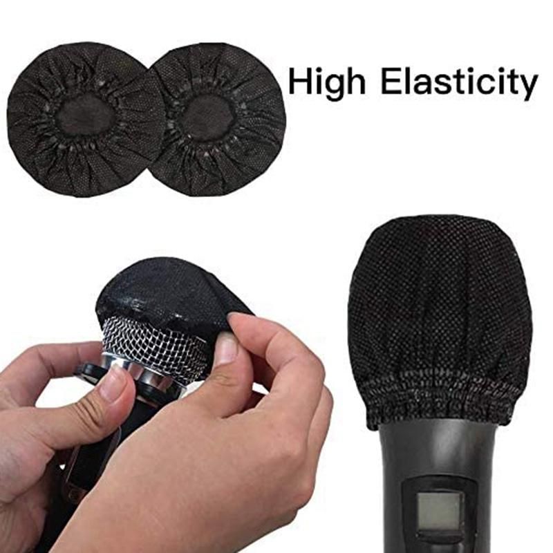 100 Pcs Disposable Microphone Covers, Windscreen Mic