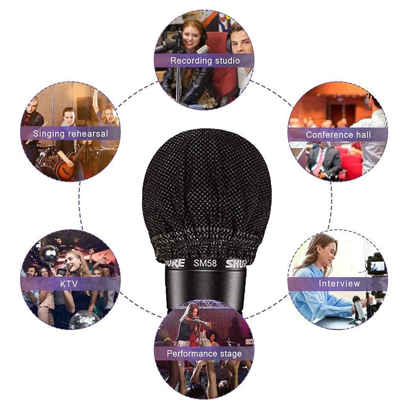 100 Pcs Disposable Microphone Covers, Windscreen Mic