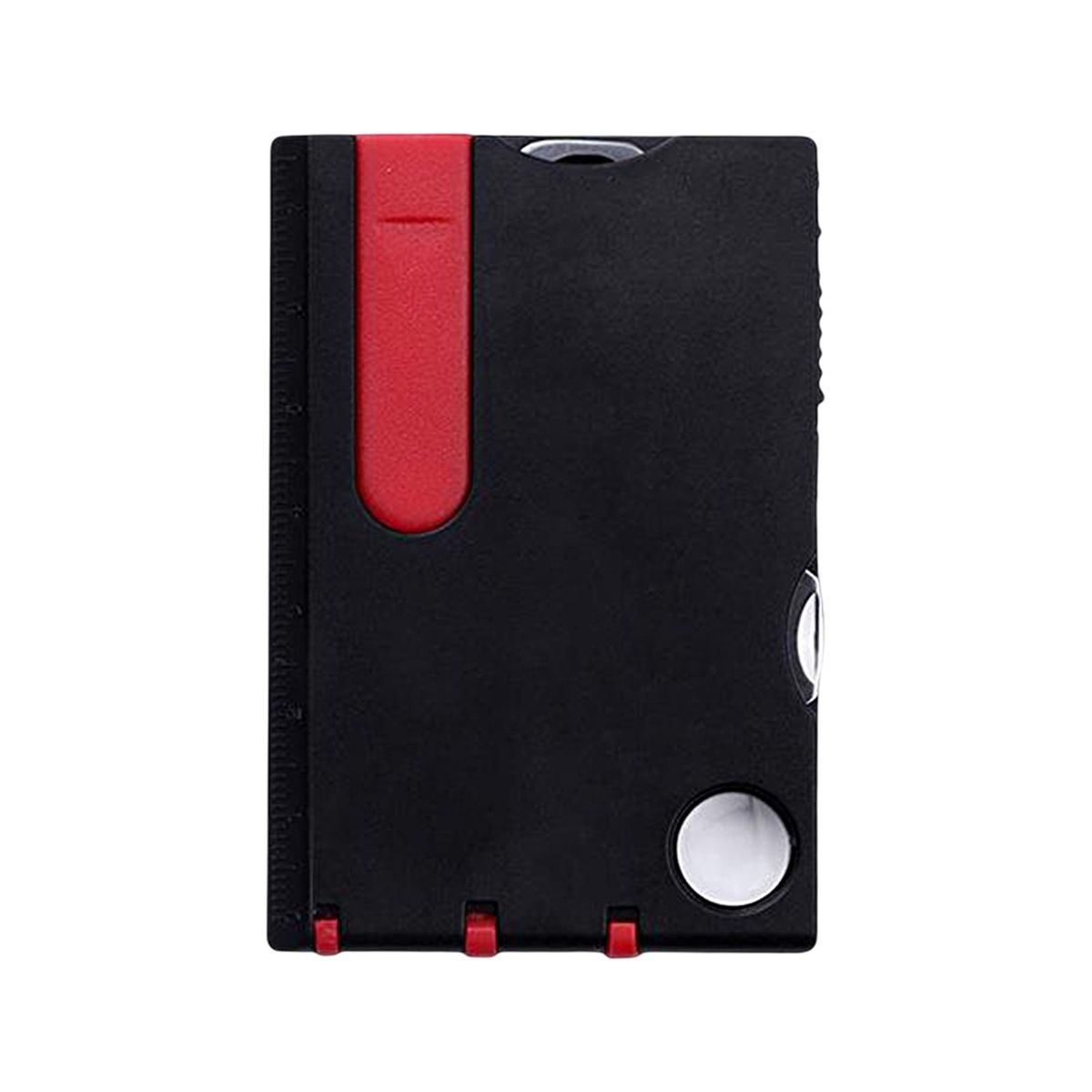 8Pcs Tool Credit Card Pocket Tools Red Black