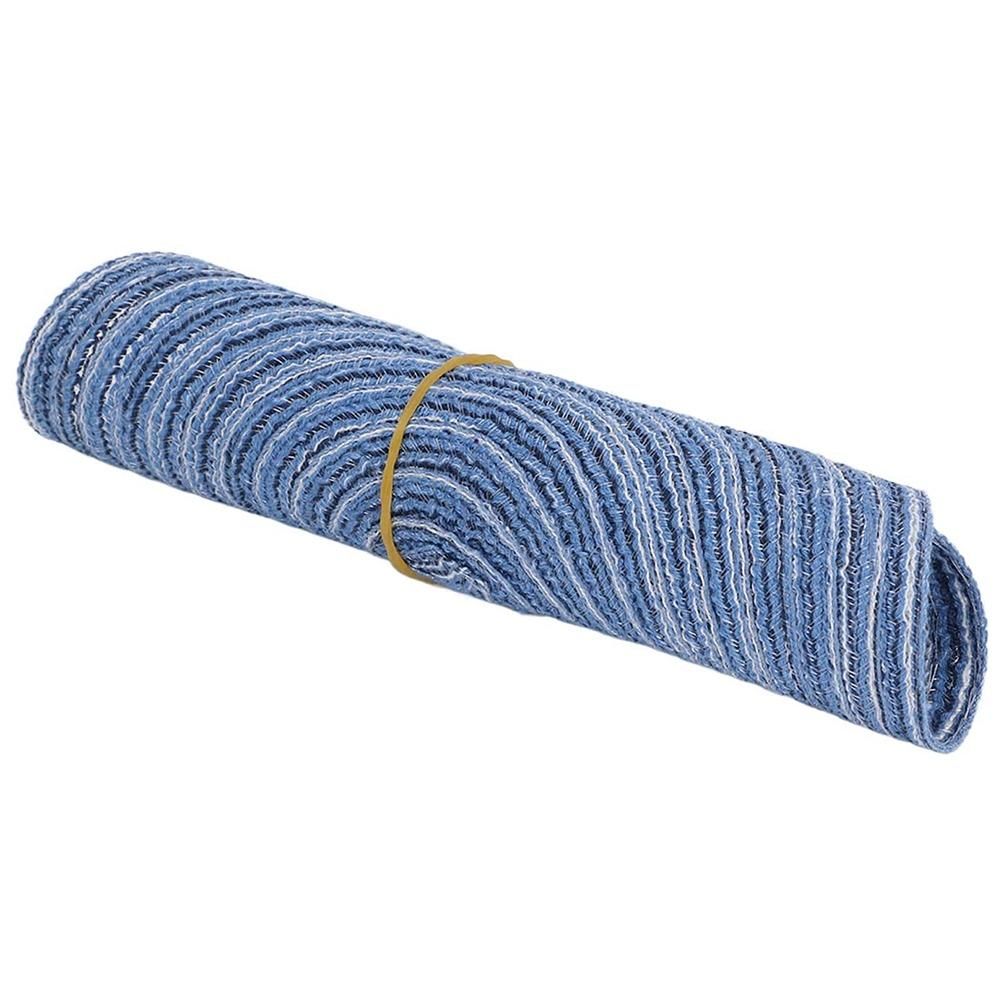 6Pcs Pot Trivets Braided Woven Trivet Coaster,Trivet Pad Blu