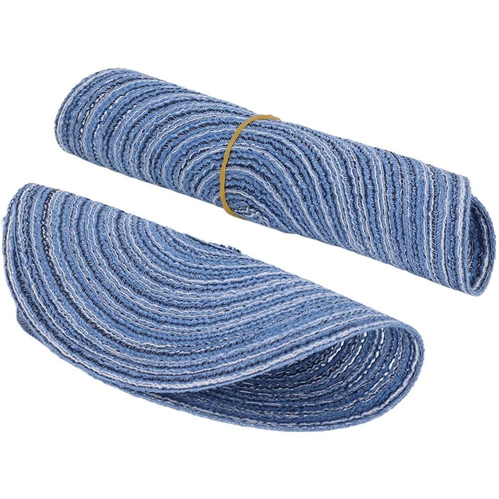 6Pcs Pot Trivets Braided Woven Trivet Coaster,Trivet Pad Blu