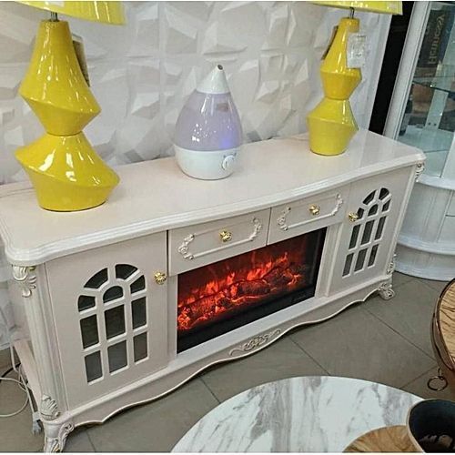 Royal Tv Shelve With Fire Effect