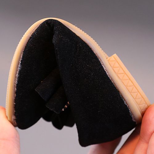 Girls' Princess Bow Sequin Decoration Baby Casual Flat Shoes Solid Loafers Black