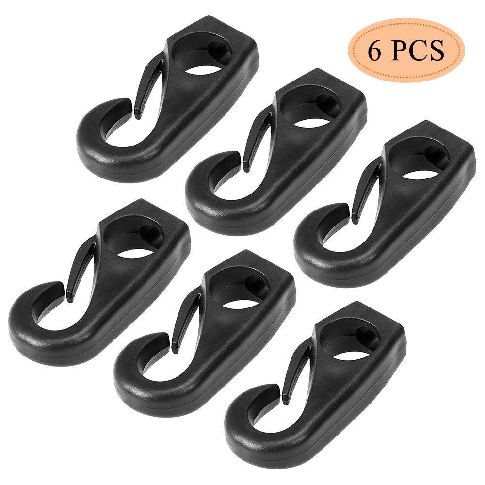6Pcs Kayak Bungee Cord Hooks Clips Lashing Hooks For Kayak
