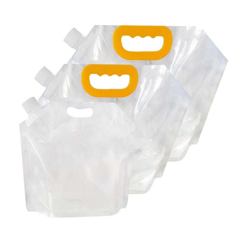 10L Drinking Transparent Water Bag Bucket Storage