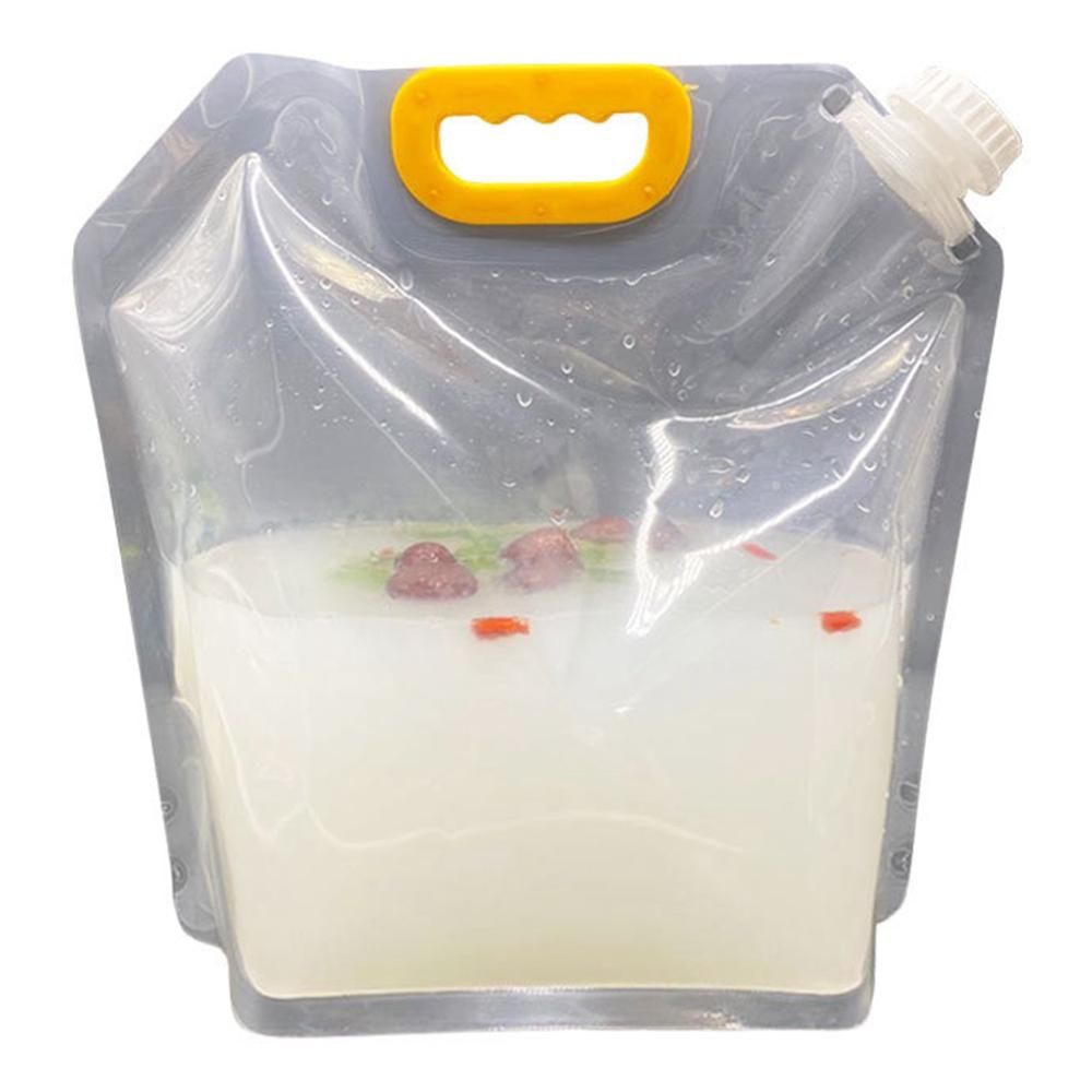 10L Drinking Transparent Water Bag Bucket Storage