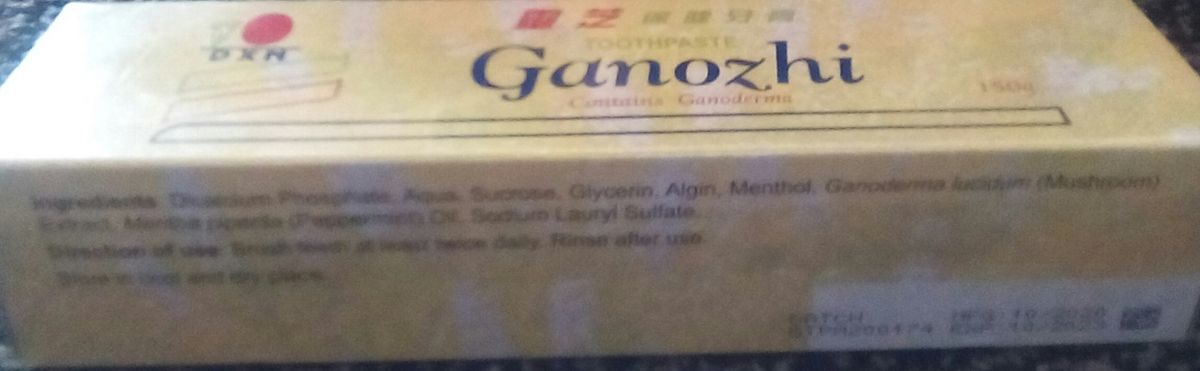 Ganozhi Toothpaste Contains Ganoderma