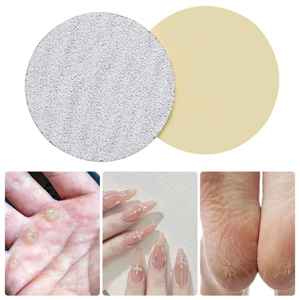 50Pcs Pedicure 35mm Pedicure Tool Calluses Foot Paper