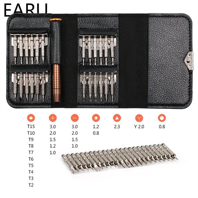 Screwdriver Set 25 In 1 Torx Multifunctional Opening Repair Tool Set Precision Screwdriver For Phones Tablet PC HEX TROX DIY KIT
