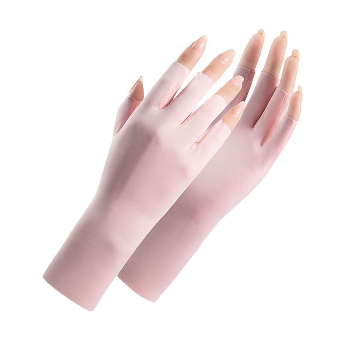 1 Pair Nail Drying Machine Riding Cycling Sunshade Pink
