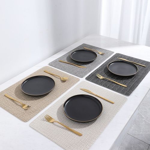 Washable PVC Placemats Table Mats For Dining Table