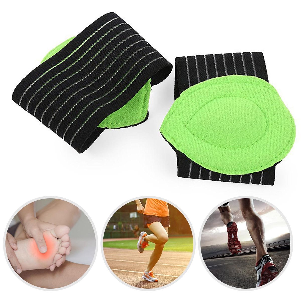 Foot Pads for Plantar Fasciitis Foot Relief Arch Support Compression
