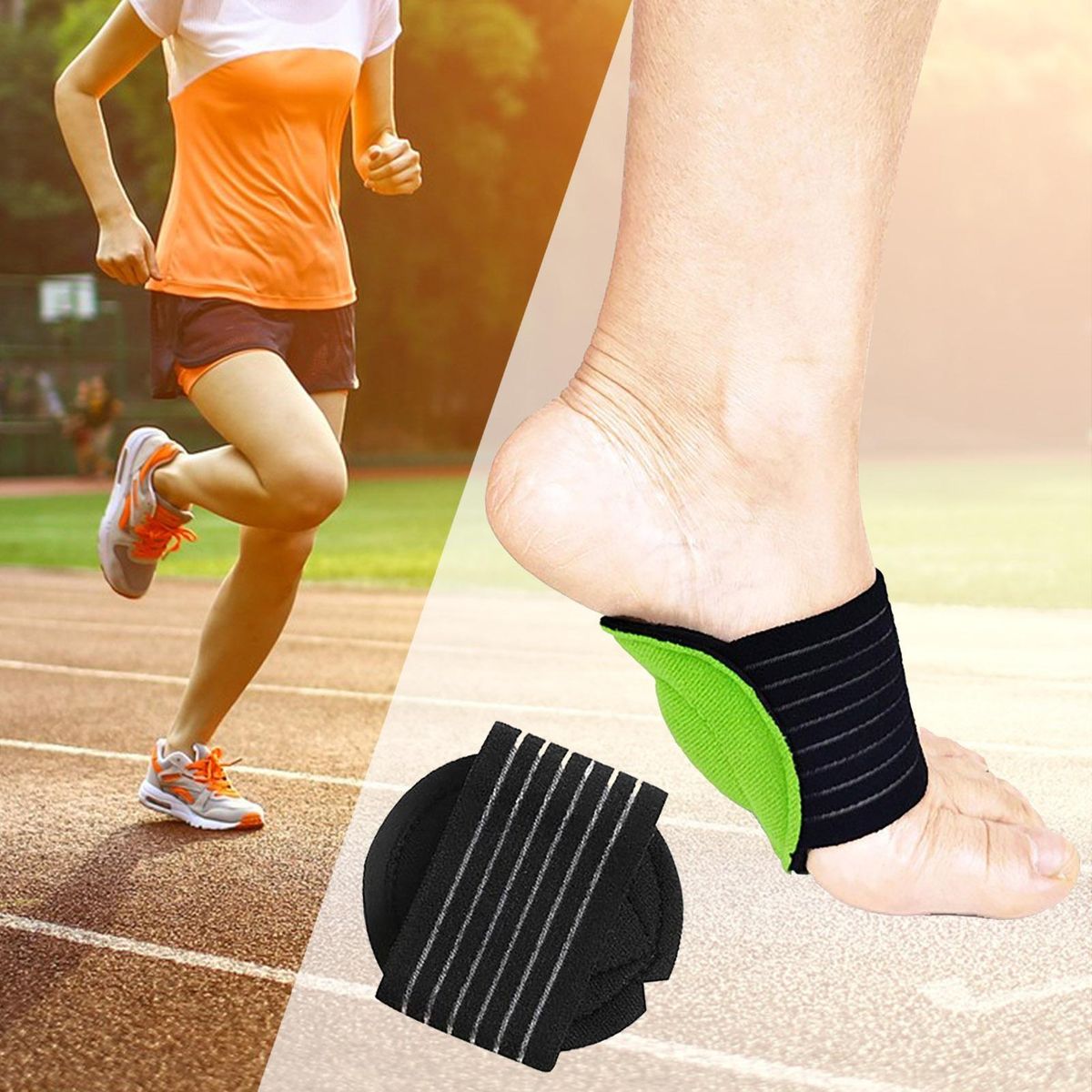Foot Pads for Plantar Fasciitis Foot Relief Arch Support Compression