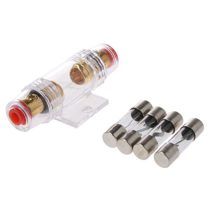 2x Car Audio Stereo AGU Fuse Holder Box 4  8 Gauge Wire With 8pcs 30A