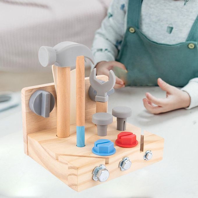 Wooden Tool Box Montessori Disassembly Set Educational Toy For Toddler