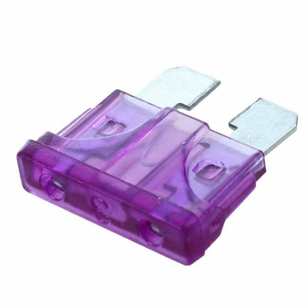 (Medium 3Amp)10/50/100pcs Aluminum Car Blade Fuse Kit For
