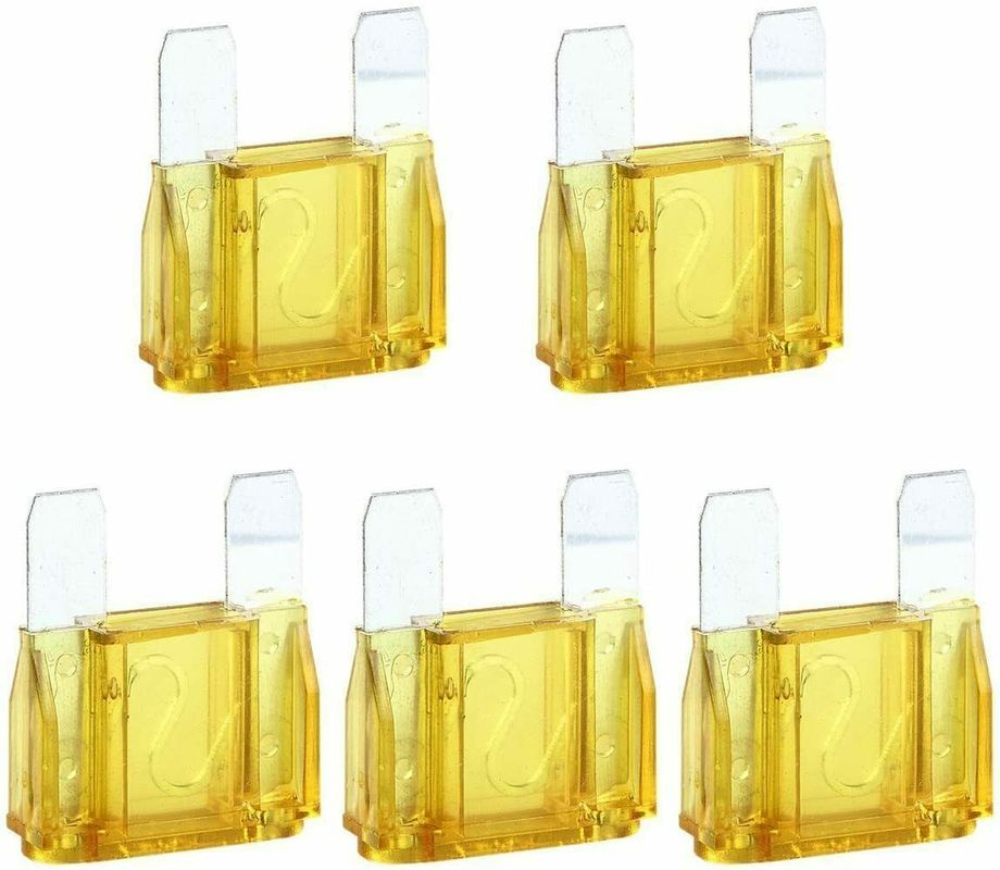 (Medium 3Amp)10/50/100pcs Aluminum Car Blade Fuse Kit For