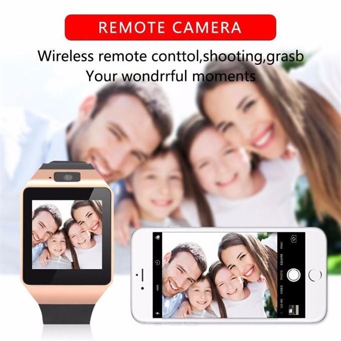 Women's Gold Smart Watch DZ09 Bluetooth Fashion Watch