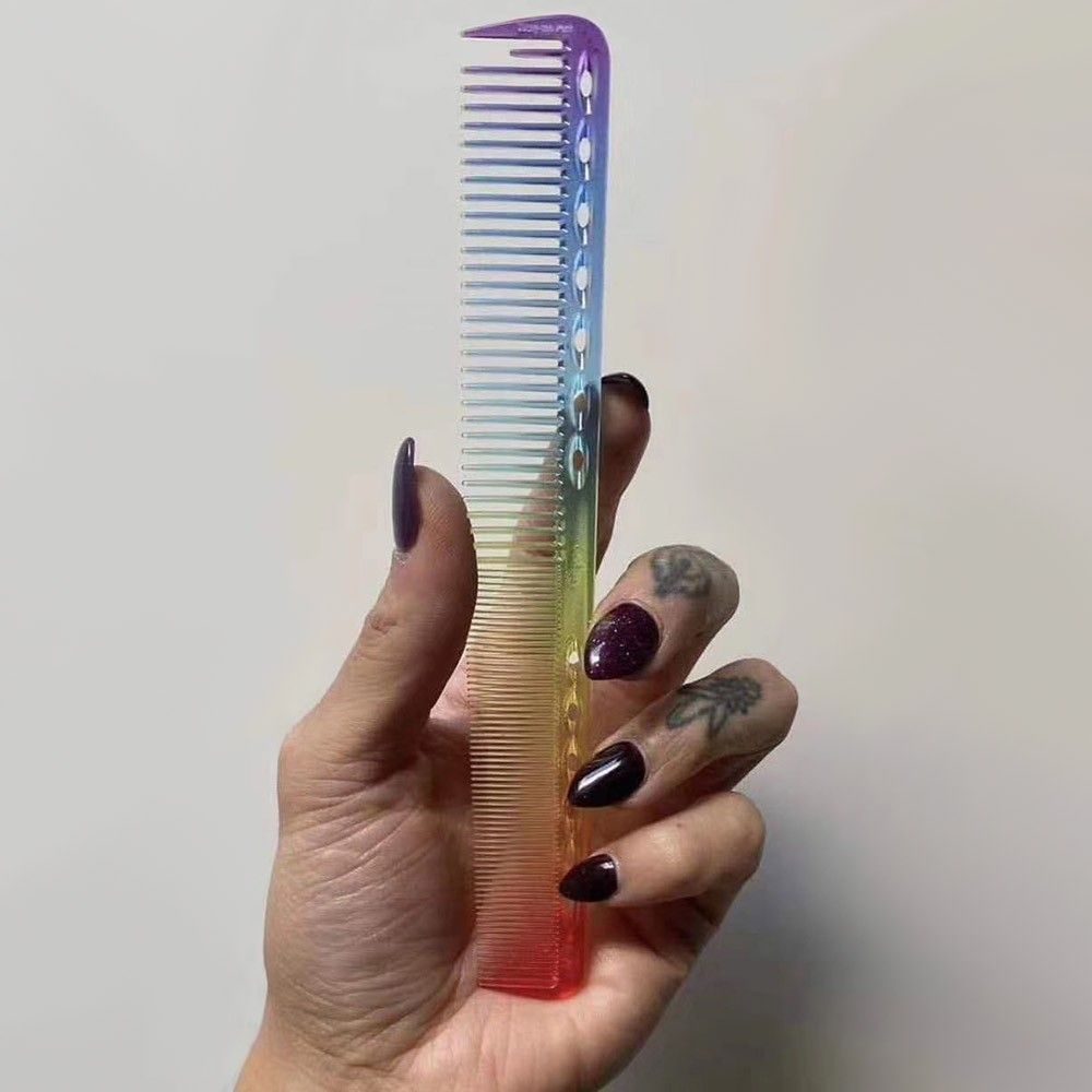 Colorful Haircut Comb Hair Cutting Styling Comb Grooming