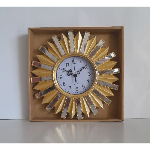 Unique Gold Wall Clock