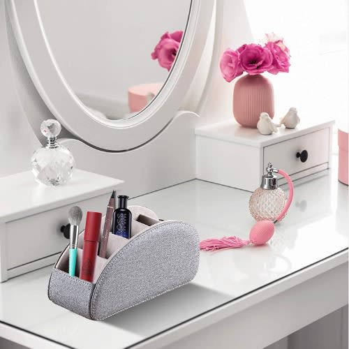 Tv Remote Control Holder With 5 Compartments