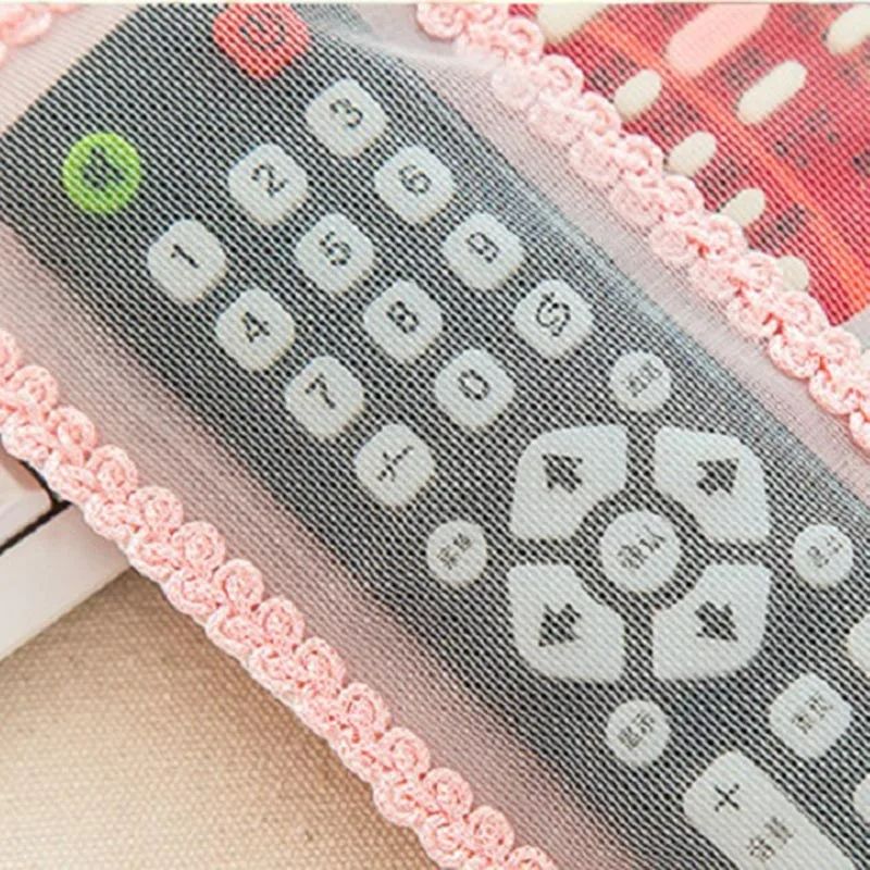 3Sizes Shockproof Bow-knot Remote Case Apple TV Remote Control Dust Protective Case for Home Electric Appliance Organizer