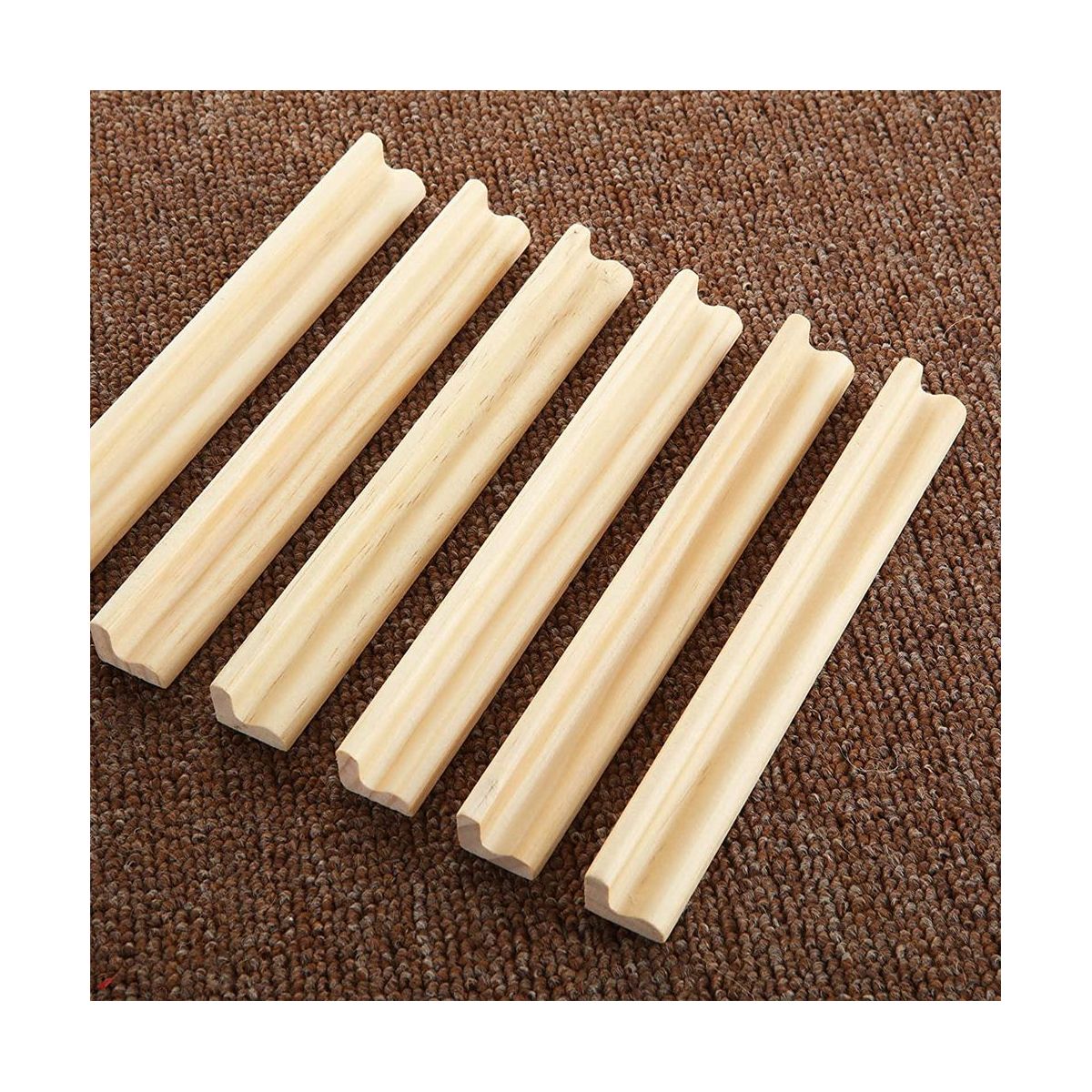 20-Pack Wooden Tile Holders Repment Rack Letter Racks