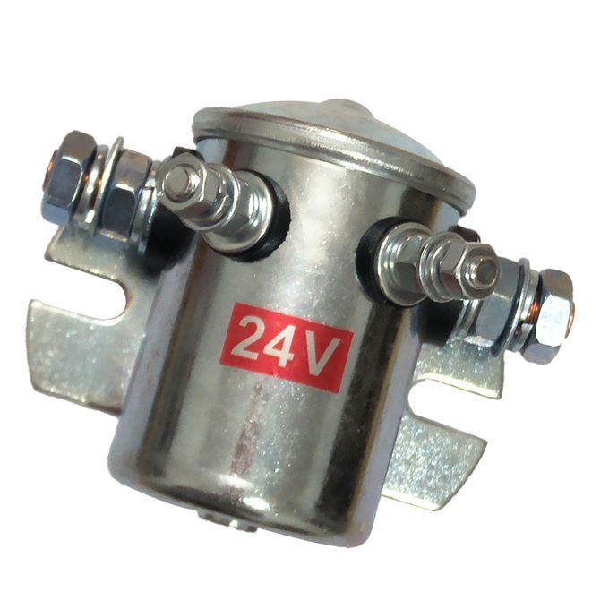 24V 200A Normally Open Contactor Solenoid Relay Metal For Winch & Golf