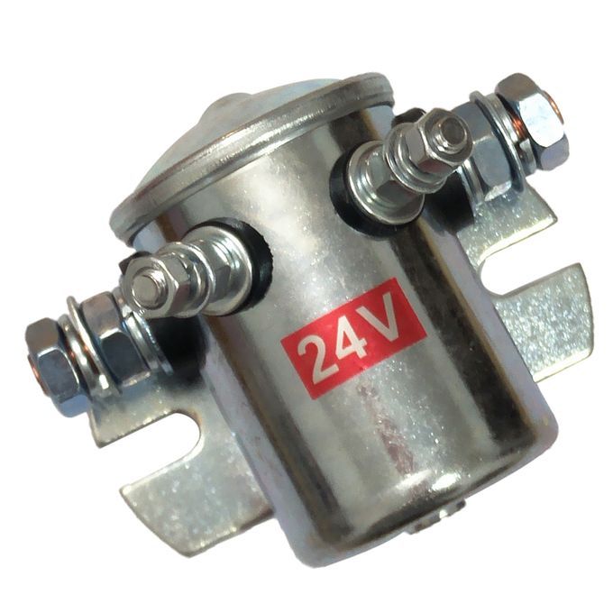 24V 200A Normally Open Contactor Solenoid Relay Metal For Winch & Golf