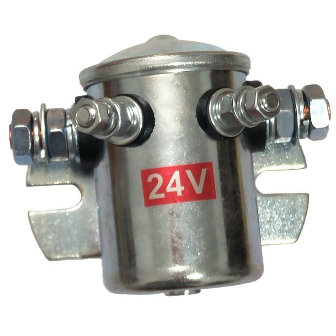 24V 200A Normally Open Contactor Solenoid Relay Metal For Winch & Golf