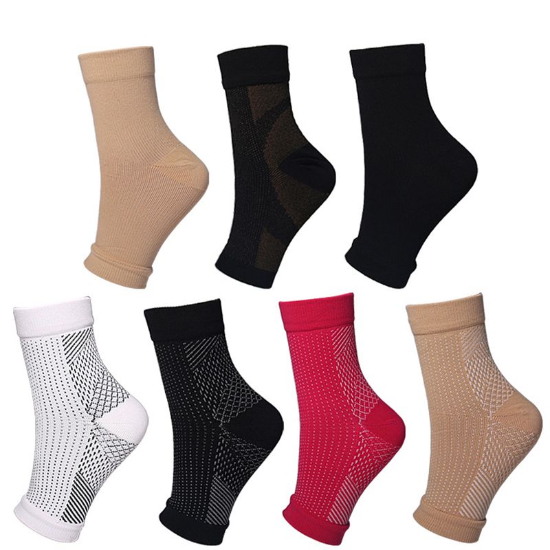 Anti-Fatigue Compression Foot Cover-pure Black Pair