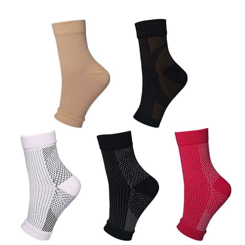 Anti-Fatigue Compression Foot Cover-pure Black Pair