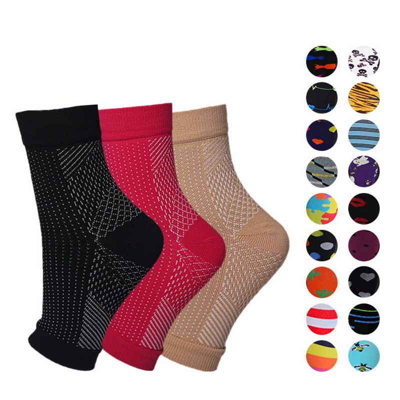 Anti-Fatigue Compression Foot Cover-pure Black Pair